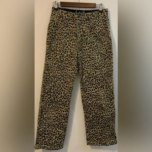 Size 28 Obey Casbah Khaki and Leopard Pants
